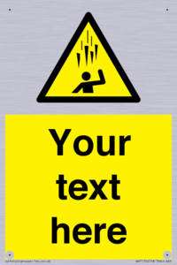 Custom Falling Ice sign